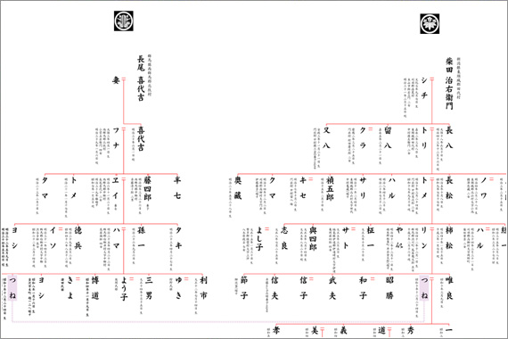 一般家系図　データ